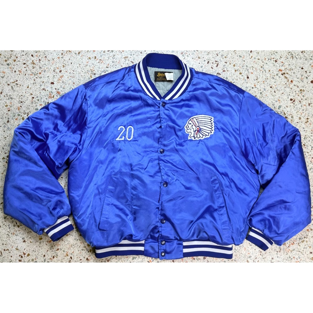 Swingster Vintage Fox Valley Association Oshkosh West Indians Jacket Size XL
